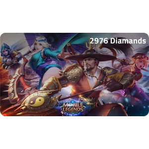  Mobile legends 2976 Diamonds 