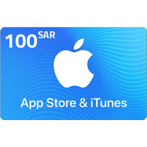  Apple iTunes Gift Card KSA Store 100 SR 
