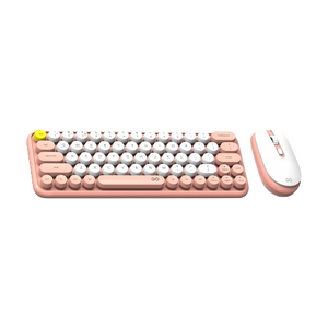 لوحة مفاتيح لاسلكية و ماوس فانتيك - WK896 - برتقالي