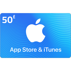  Apple iTunes Gift Card British Store 50 GBP 
