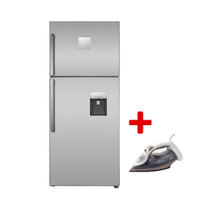 TCL P805TMSS - 23ft - Conventional Refrigerator - Light Steel + Denka  IST-2400BW - Steam Iron - Brown