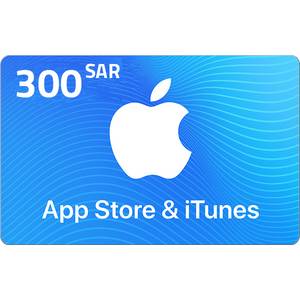  Apple iTunes Gift Card KSA Store 300 SR 