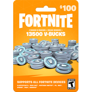  Fortnite Card 100$-US Account(PS4-X-One-Nintendo Switch) 