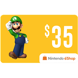  Nintendo eShop 35$ 