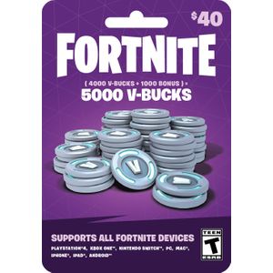  Fortnite Card 40$-US Account(PS4-X-One-Nintendo Switch) 
