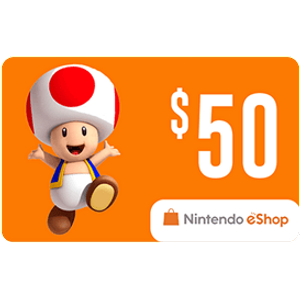  Nintendo eShop 50$ 
