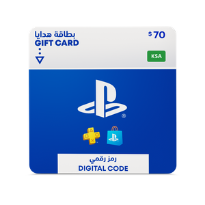  PlayStation Network Gift Card 70 USD - PSN Saudi 