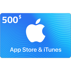  Apple iTunes Gift Card USA Store 500$ 