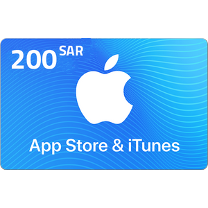  Apple iTunes Gift Card KSA Store 200 SR 