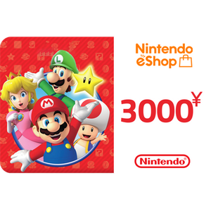  Nintendo eShop Card 3000 YEN 