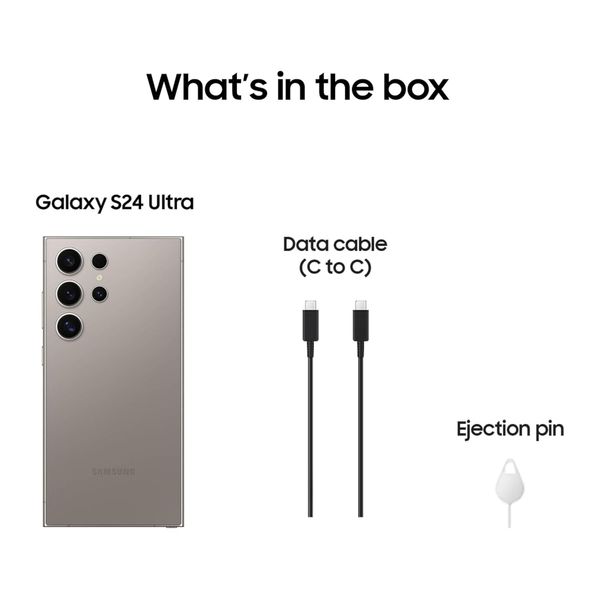 Samsung Galaxy S24 Ultra - Dual SIM - 1TB/12GB - Titanium Gray