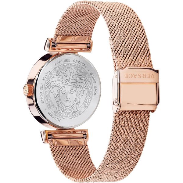  Versace Watch VELW00620 For Women - Analog Display, Stainless Steel Band - Bronze 