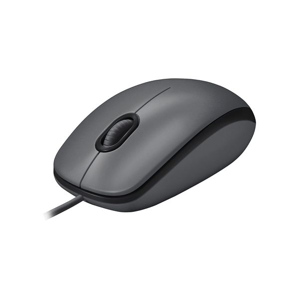  Logitech M100 - Wired Mouse - Black 