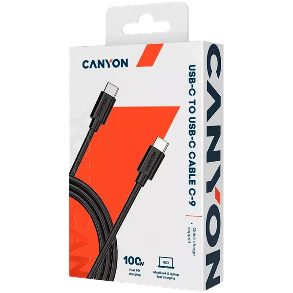 Canyon C-9 - USB-C to USB-C Cable - 1.2M