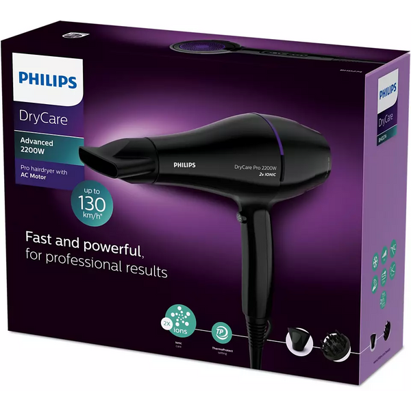 Philips BHD274 - Hair Dryer - Black