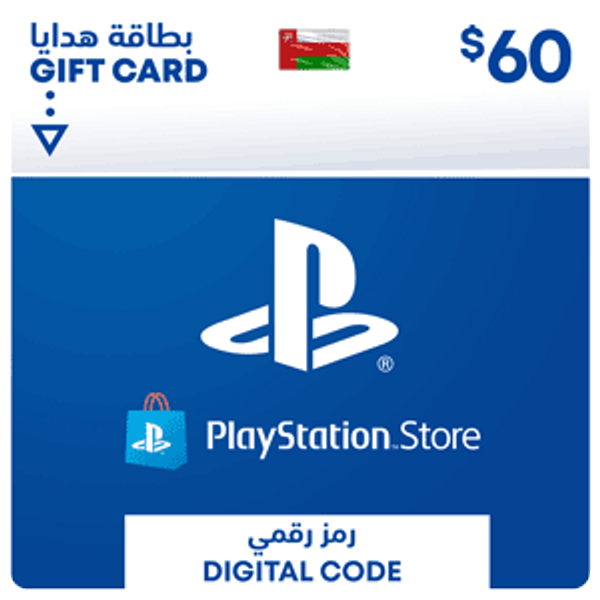  PlayStation Network Gift Card 60 USD  - PSN Oman 