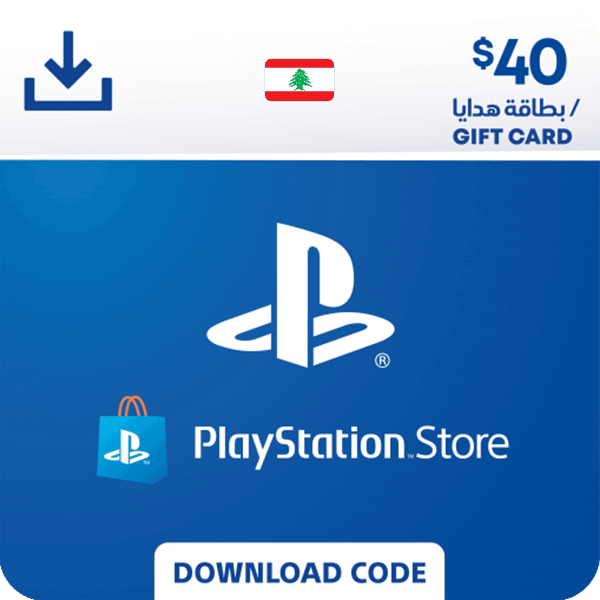  PlayStation Network Gift Card 40 USD  - PSN Lebanon 