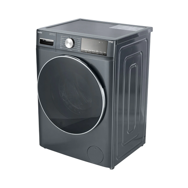  Denka MWM-08DGFL - 8/6Kg - 1400RPM - Front Loading Washing Machine & Dryer - Gray + Denka IST-2400BW - Steam Iron - Brown 